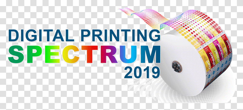 Logo For Digital Printing Spectrum 2019 Event Graphic Design, Paper, Room Transparent Png