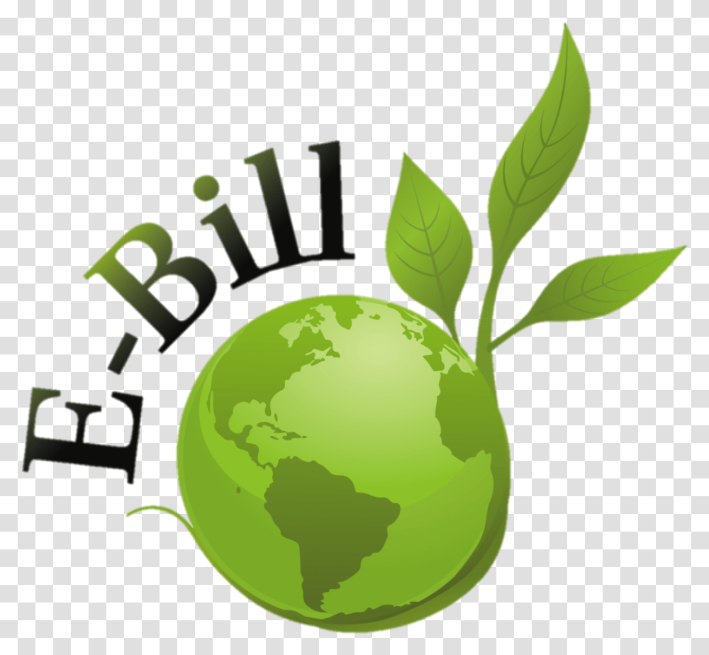 Logo For E Billing, Green, Plant, Fruit, Food Transparent Png