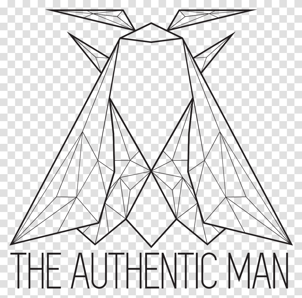 Logo For Kaiser Permanentequots Quotthe Authentic Man Triangle, Nature, Outdoors, Night, Kite Transparent Png