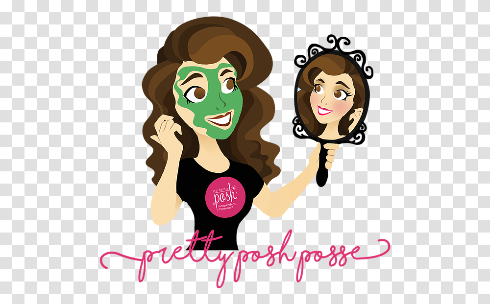 Logo For Lexi King Perfectly Posh Independent Consultant Cartoon, Face, Person, Poster, Advertisement Transparent Png