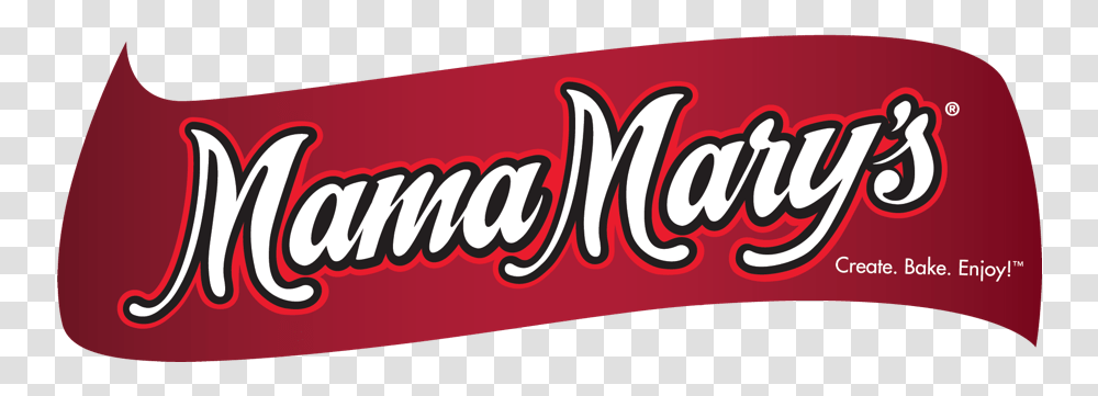 Logo For Mama Mary S Caffeinated Drink, Trademark, Sweets, Food Transparent Png