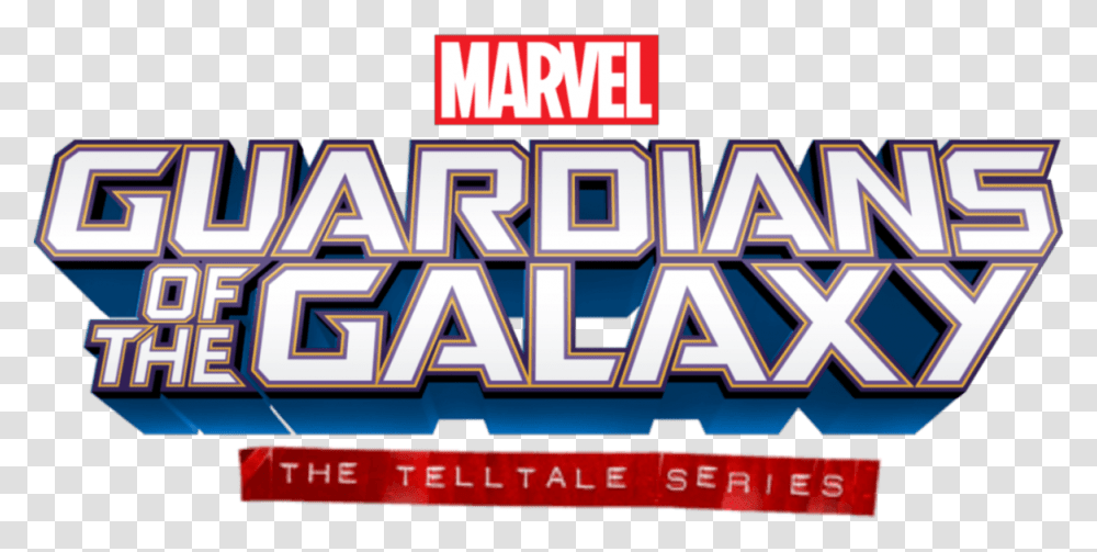 Logo For Marvel's Guardians Of The Galaxy Telltale Guardians Of The Galaxy Telltale, Word, Text, Alphabet, Minecraft Transparent Png