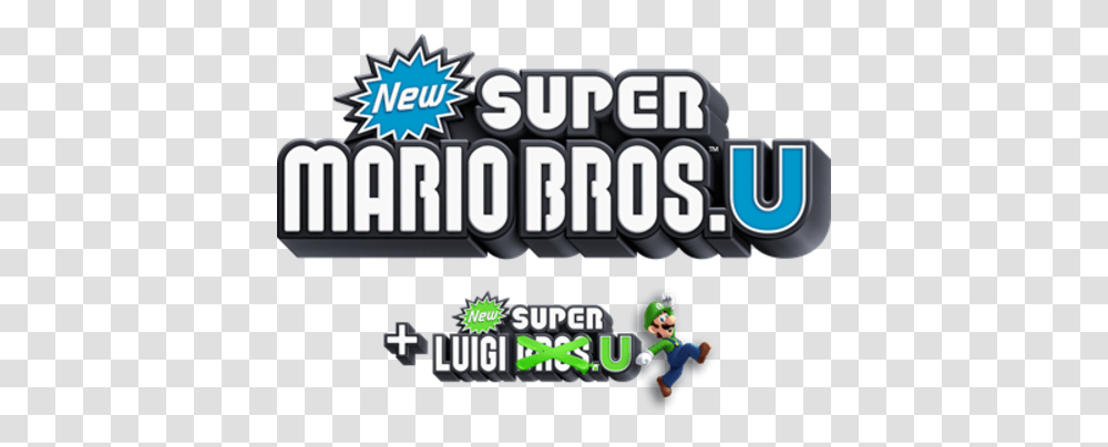 Logo For New Super Mario Bros New Super Mario Bros U New Super Luigi U Logo, Person, Human, Flyer, Poster Transparent Png