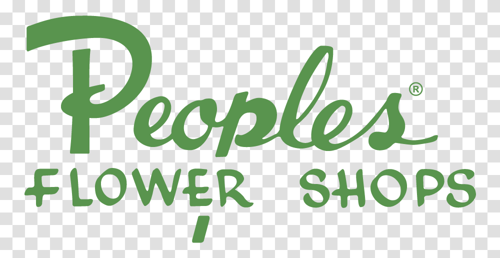 Logo For Peoples Flowers Albuquerque Calligraphy, Alphabet, Word Transparent Png