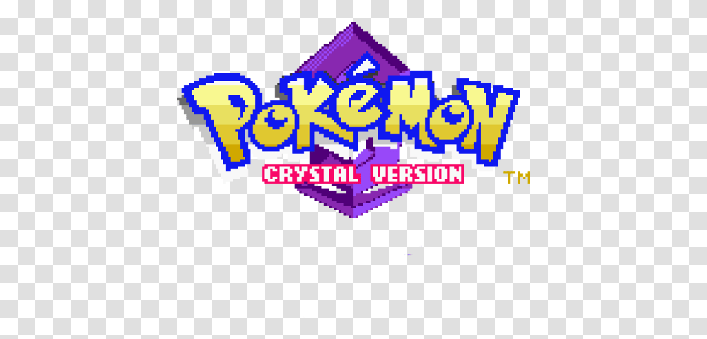 Logo For Pokmon Crystal By Bun Steamgriddb Pokmon Gold Silver Crystal Logo, Pac Man Transparent Png