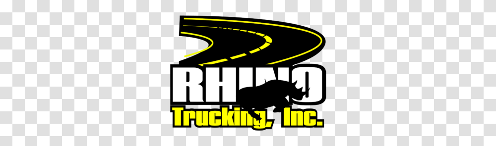Logo For Rhino Trucking By Rhino204 Poster, Text, Cow, Cattle, Mammal Transparent Png