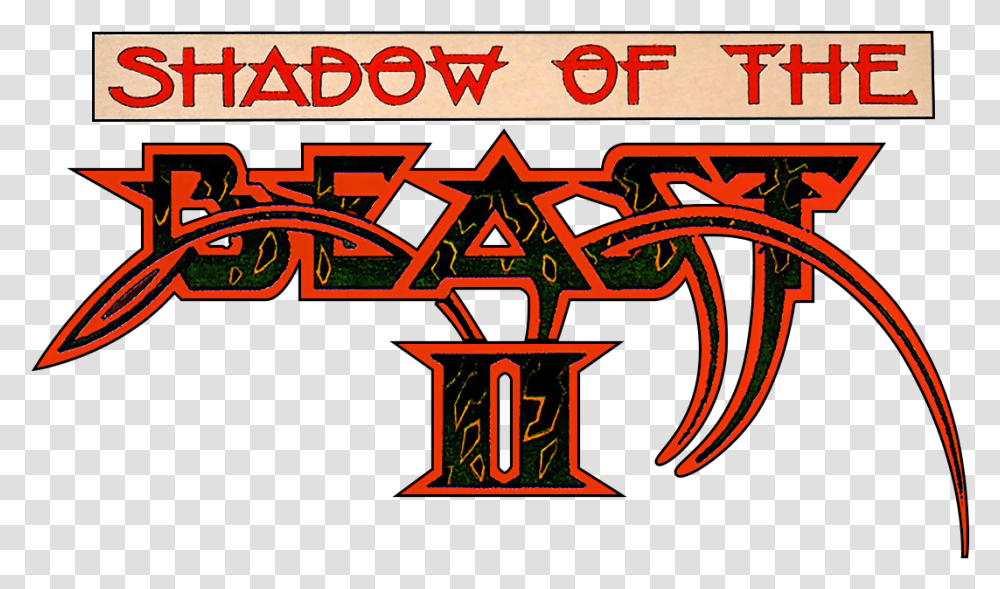 Logo For Shadow Of The Beast Ii Shadow Of The Beast Logo, Label, Text, Symbol, Poster Transparent Png