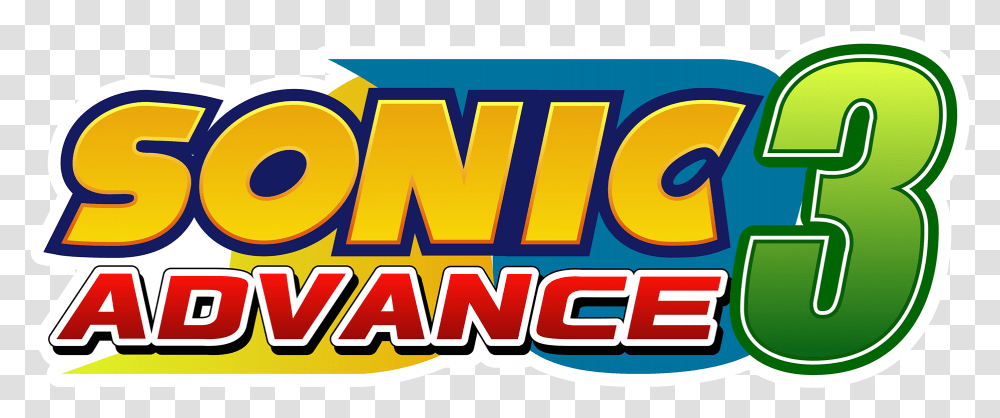 Logo For Sonic Advance 3 Sonic Advance 3 Logo, Text, Word, Crowd, Food Transparent Png