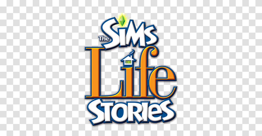 Logo For The Sims Life Stories Vertical, Text, Alphabet Transparent Png