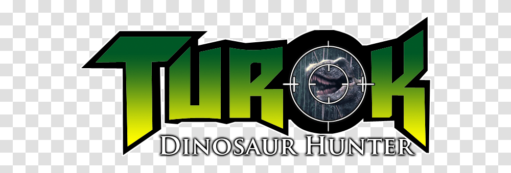 Logo For Turok Dinosaur Hunter By Besli Steamgriddb Dinosaur Hunter, Text, Tire, Wheel, Machine Transparent Png