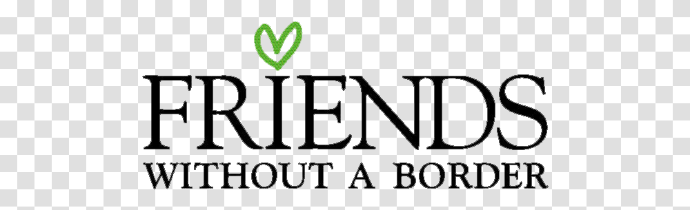 Logo Friends 4c Friends Without A Border Heart, Text, Symbol, Trademark, Alphabet Transparent Png