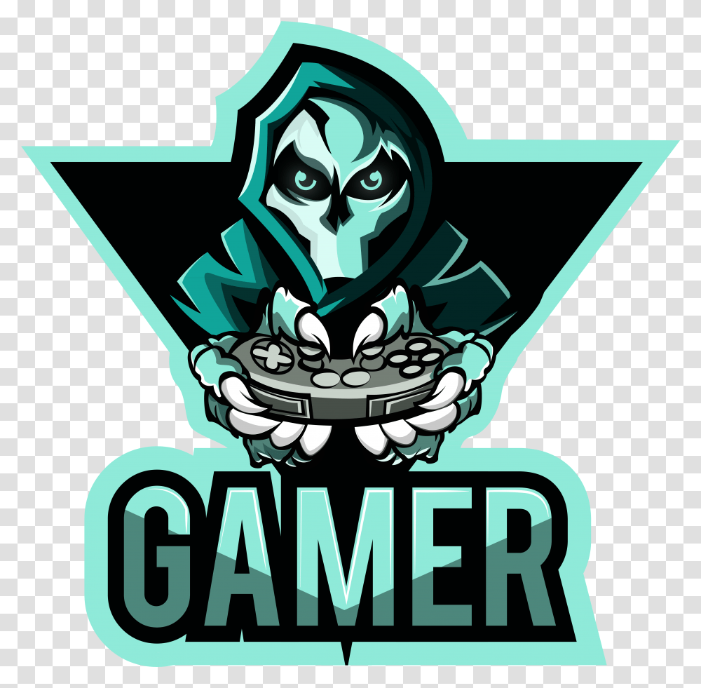 Logo Gamer Game Logo, Symbol, Emblem, Trademark, Poster Transparent Png