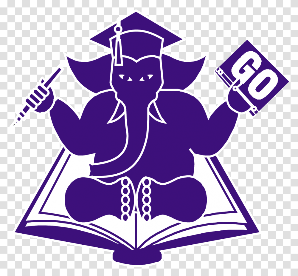 Logo Ganesha Operation, Recycling Symbol, Purple Transparent Png