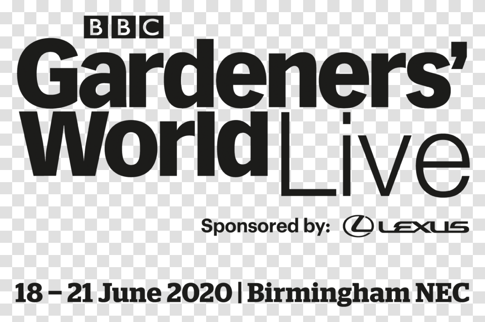 Logo Gardeners World Live, Alphabet, Word, Face Transparent Png