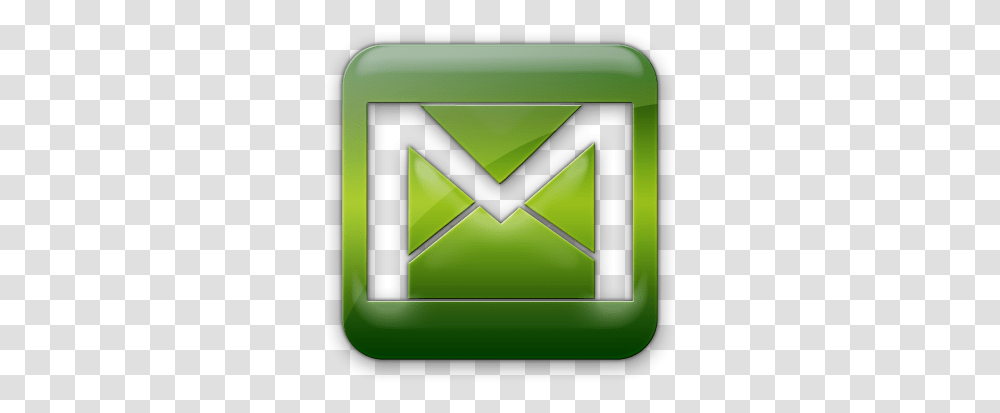 Logo Gmail Square Icon Icon Gmail Green, Envelope, Mobile Phone, Electronics, Cell Phone Transparent Png