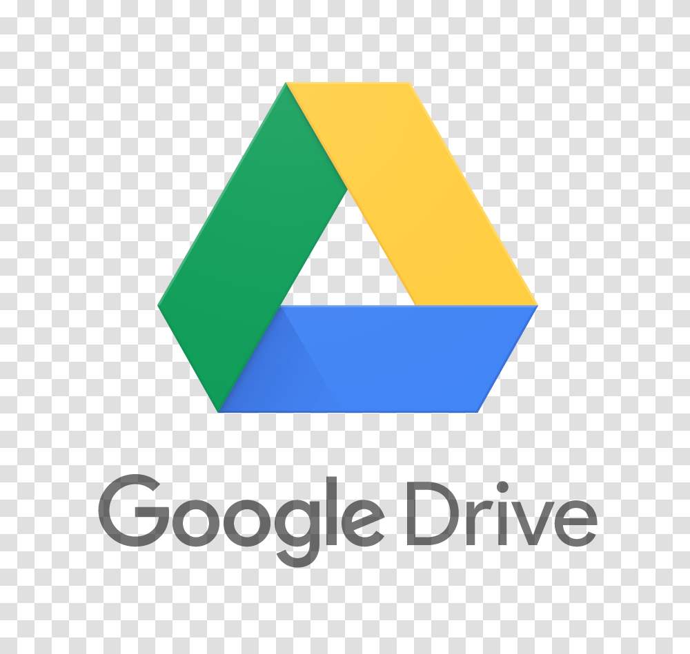 Logo Google Drive Icon Logo For Google Drive, Triangle, Business Card, Paper Transparent Png