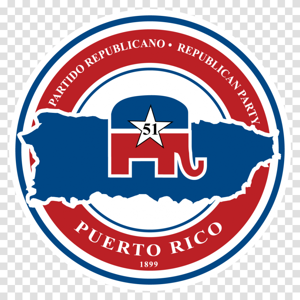 Logo Gop Pr Puerto Rico Republican Party, Trademark, Ketchup, Food Transparent Png