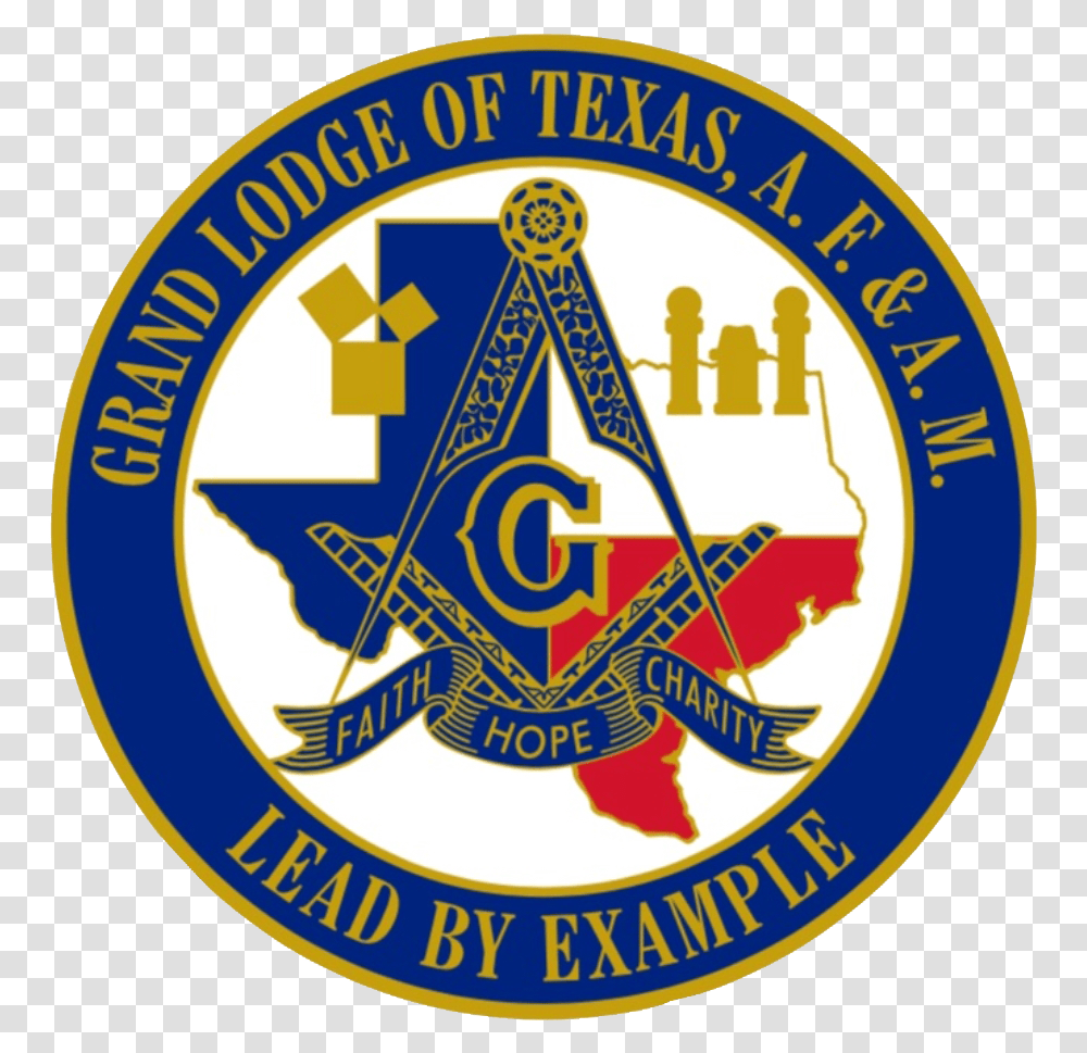 Logo Grand Lodge Of Texas, Trademark, Badge, Emblem Transparent Png