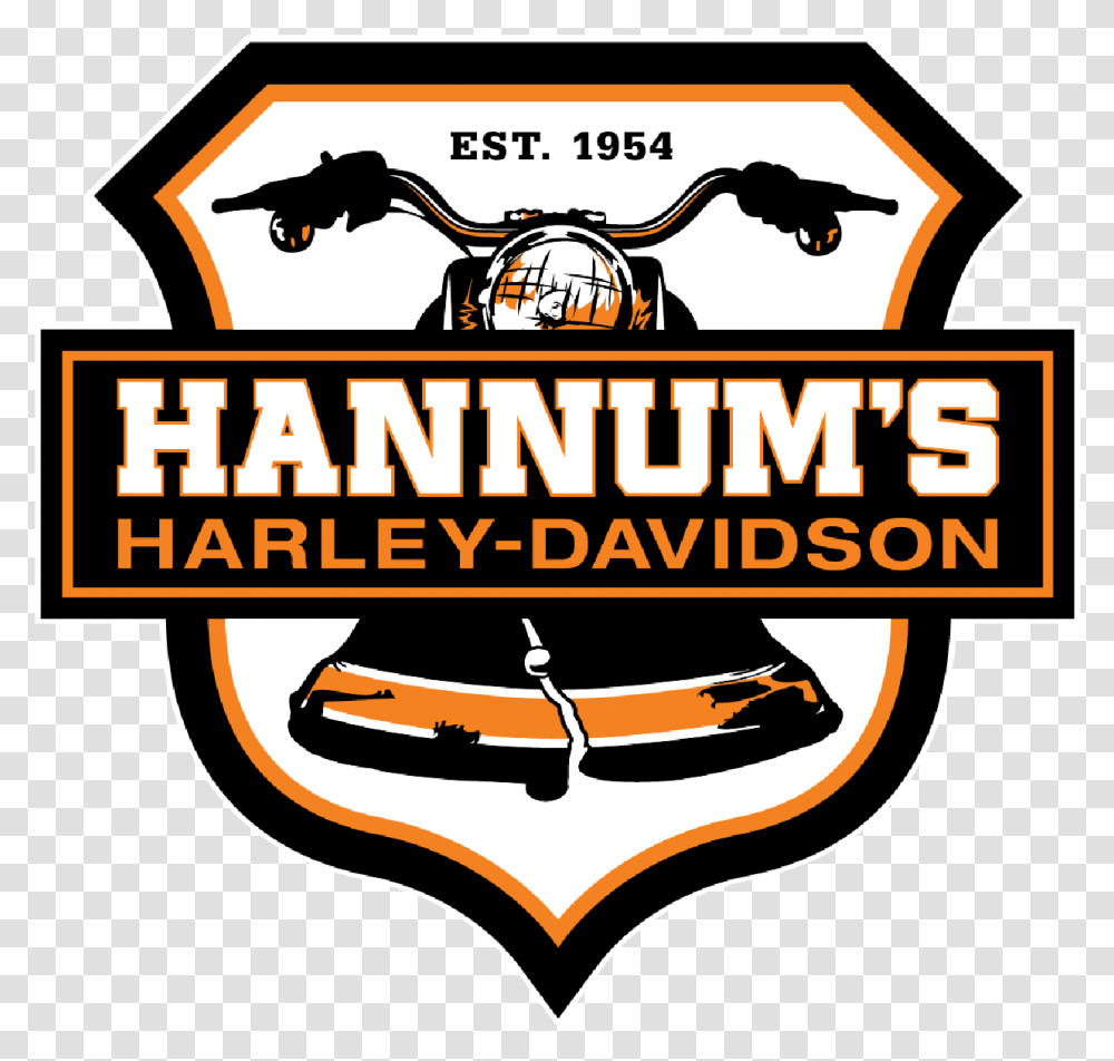 Logo Hannum S Harley Davidson Logo Cartoons Hannum's Harley Logo, Label, Beverage Transparent Png
