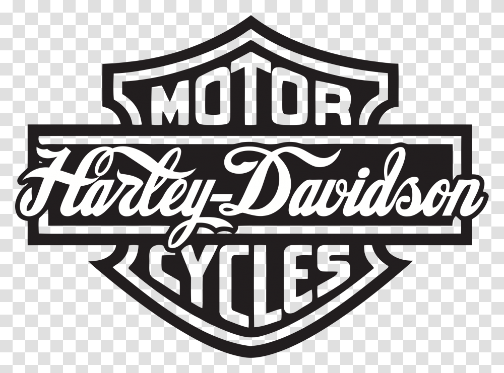 Logo Harley Davidson Company, Label, Trademark Transparent Png