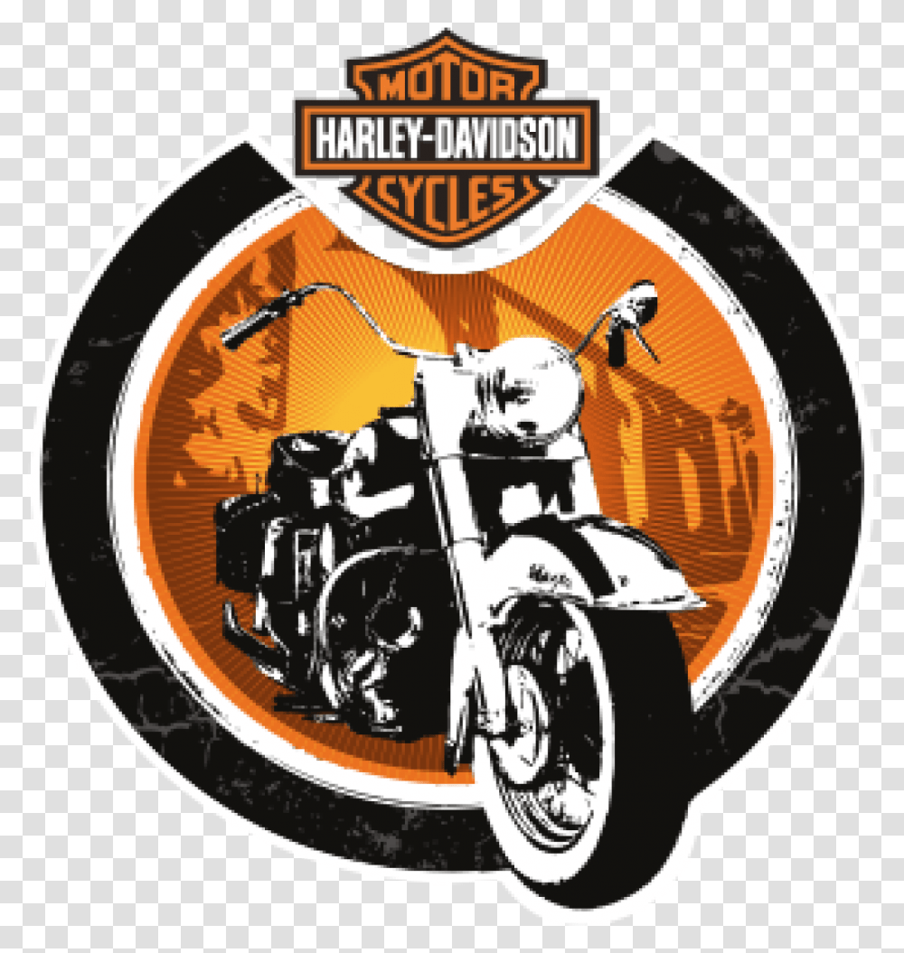 Logo Harley Davidson, Motorcycle, Vehicle, Transportation, Emblem Transparent Png