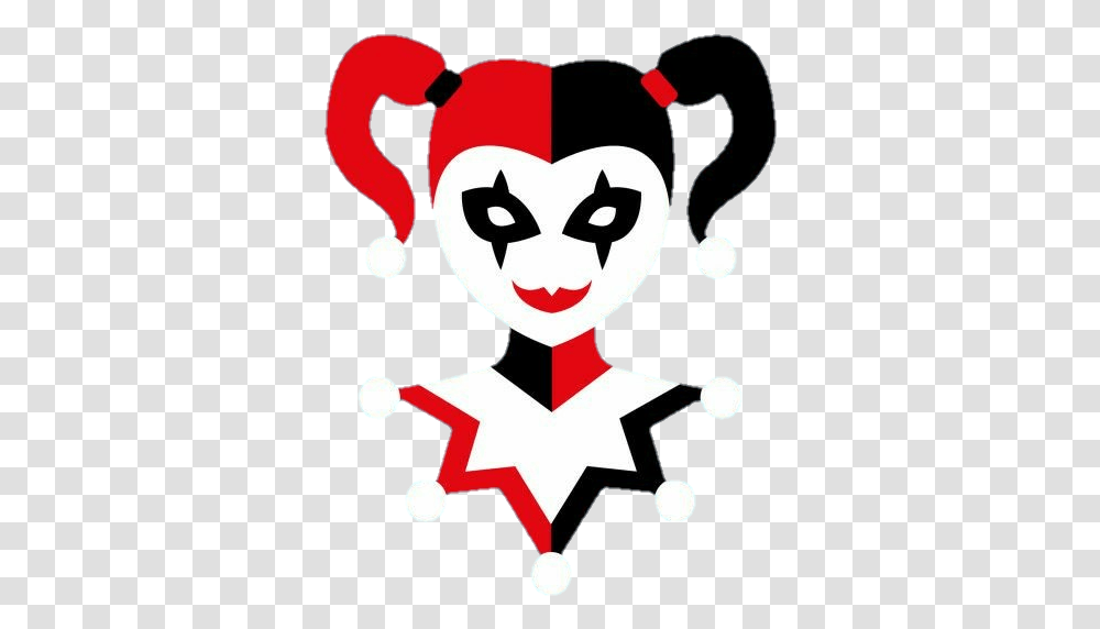 Logo Harley Quinn, Performer, Star Symbol, Clown Transparent Png