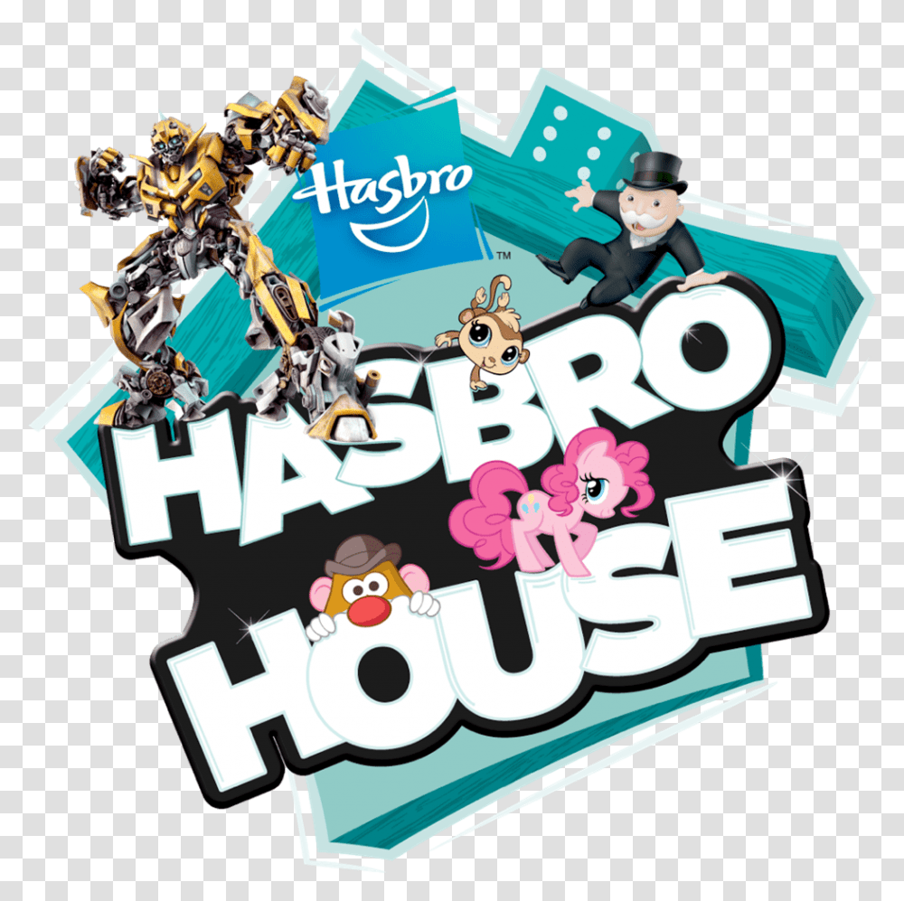 Logo Hasbro, Person, Human, Advertisement, Poster Transparent Png