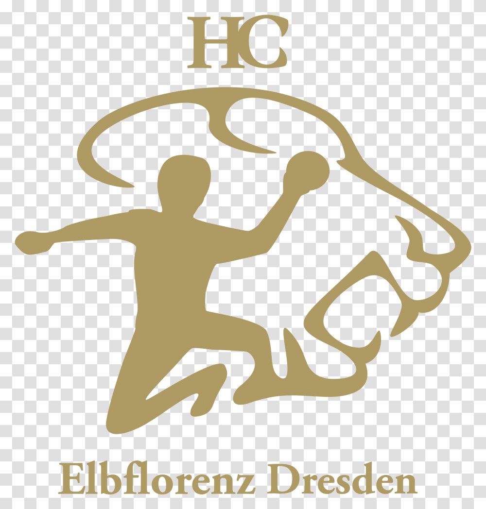 Logo Hcelb Gold 2017 Hc Elbflorenz, Alphabet, Word Transparent Png