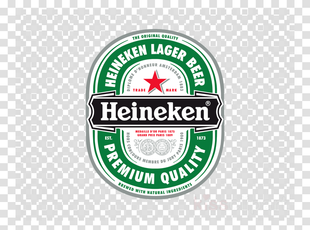 Logo Heineken Hd, Label, Beverage, Lager Transparent Png