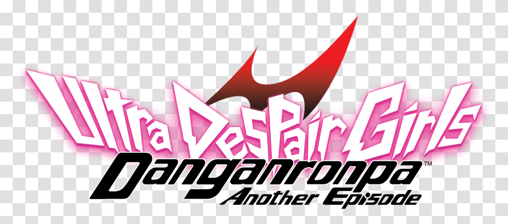 Logo Hey Poor Player Danganronpa Ultra Despair Girls Logo, Purple, Label, Text, Graphics Transparent Png