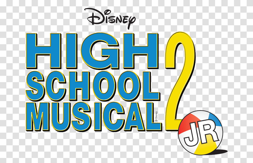 Logo Highschoolmusicaljr2 2 High School Musical 2 Title, Alphabet, Number Transparent Png