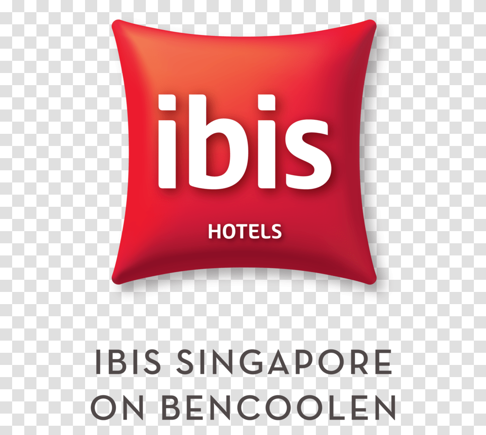 Logo Ibis Bencoolen 01 Cushion, Pillow, Label, Word Transparent Png