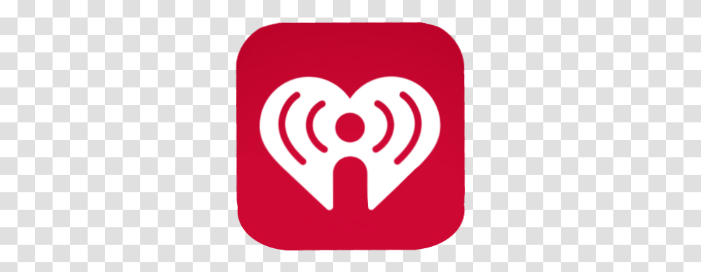 Logo Iheart Sticker Heart Media Logo, Hand, Plant, Symbol, Text Transparent Png