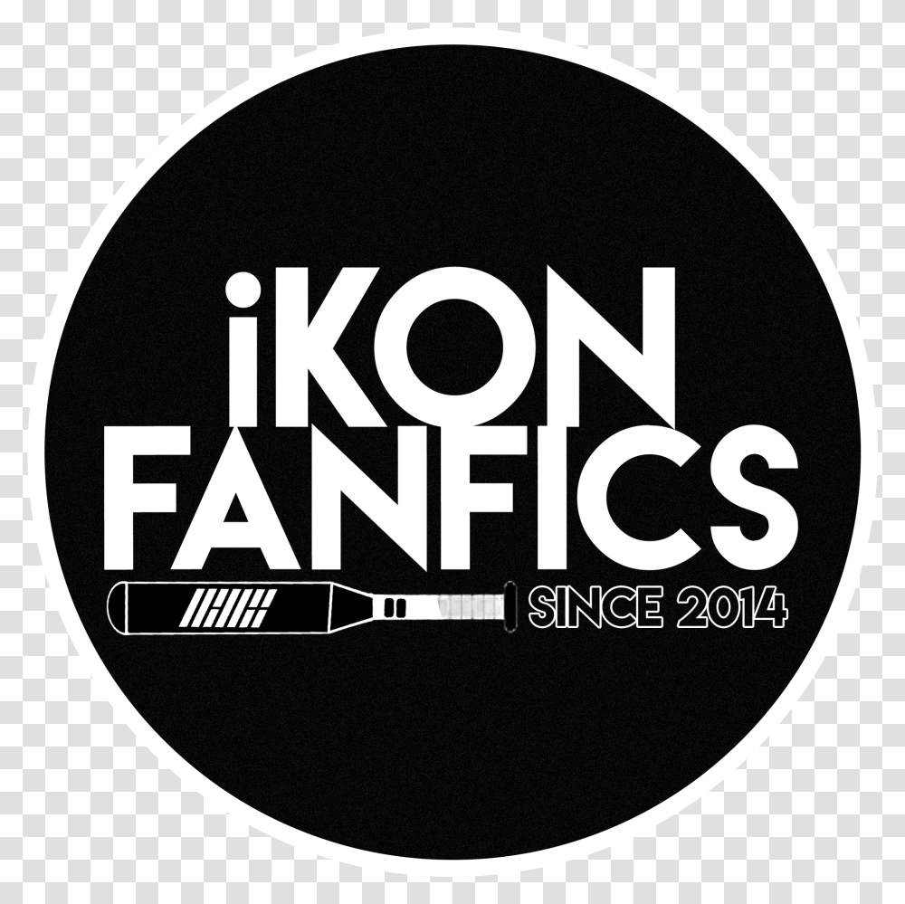 Logo Ikon Fanfics 2018 Dot, Label, Text, Sticker, Word Transparent Png