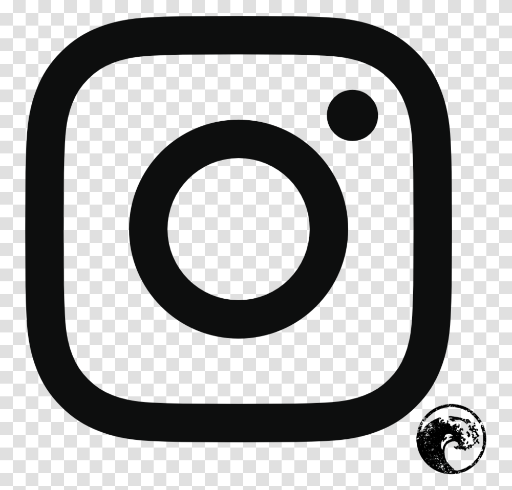 Logo Instagram Negro Download Instagram Icono Negro, Electronics, Shooting Range Transparent Png