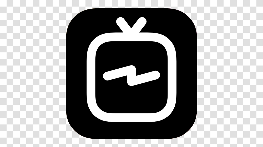 Logo Instagram Tv Icon, Bag, Texture, Stencil Transparent Png