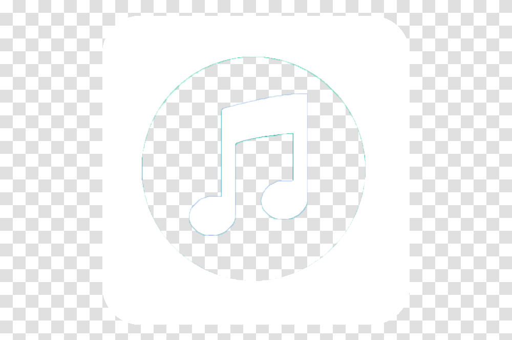 Logo Itunes White Itunes Logo, Number, Trademark Transparent Png