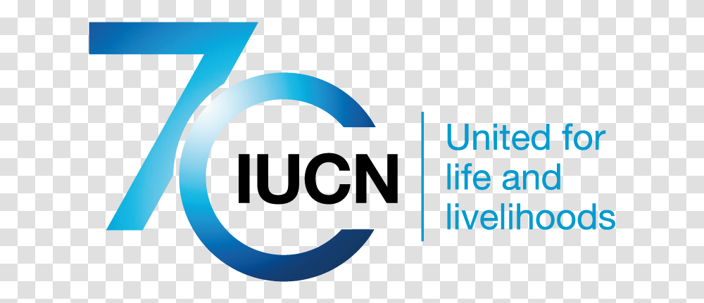 Logo Iucn 70th Anniversairy International Union For Conservation Of Nature And, Alphabet, Trademark Transparent Png