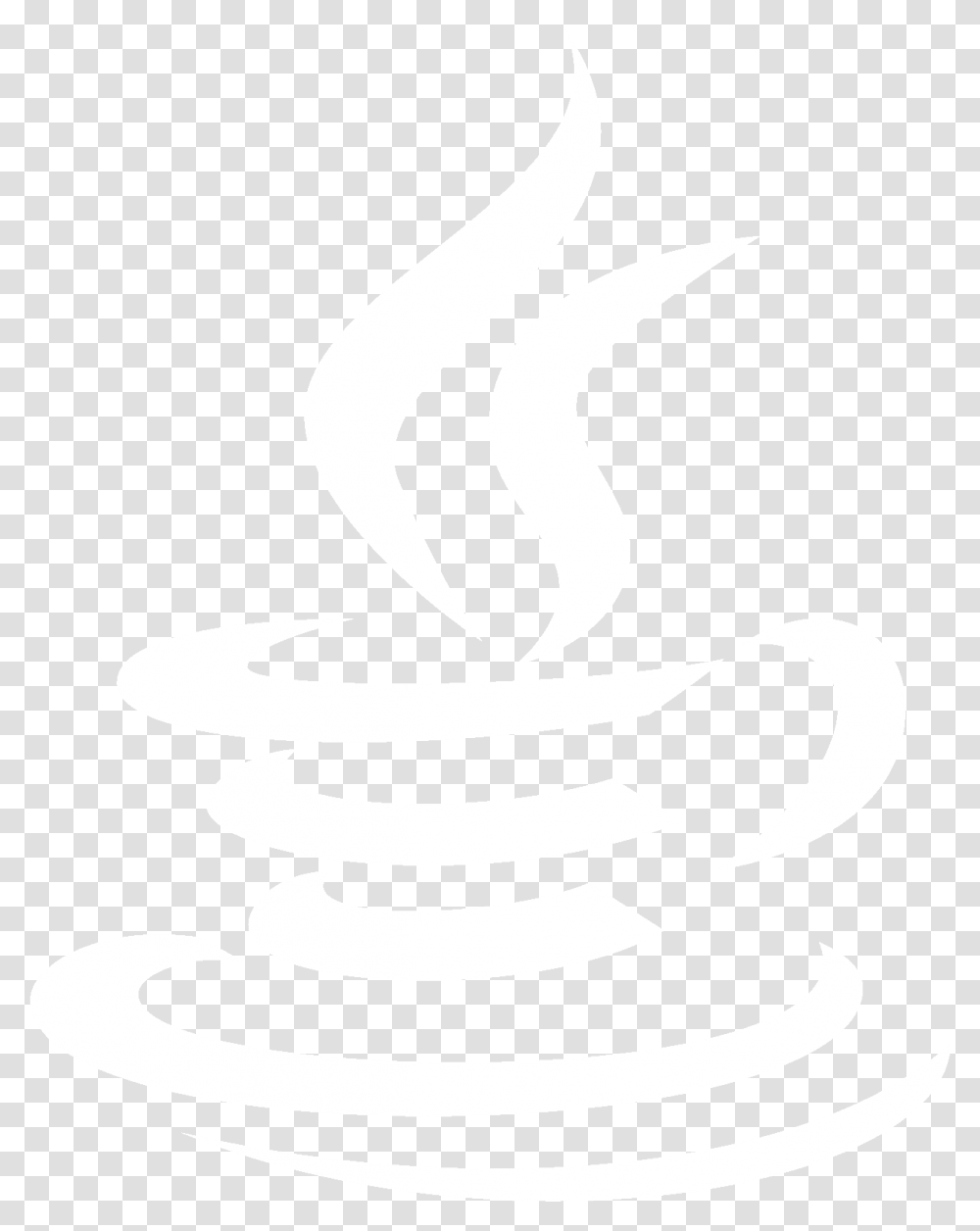 Logo Java Black And White Logo, Spiral, Coil Transparent Png