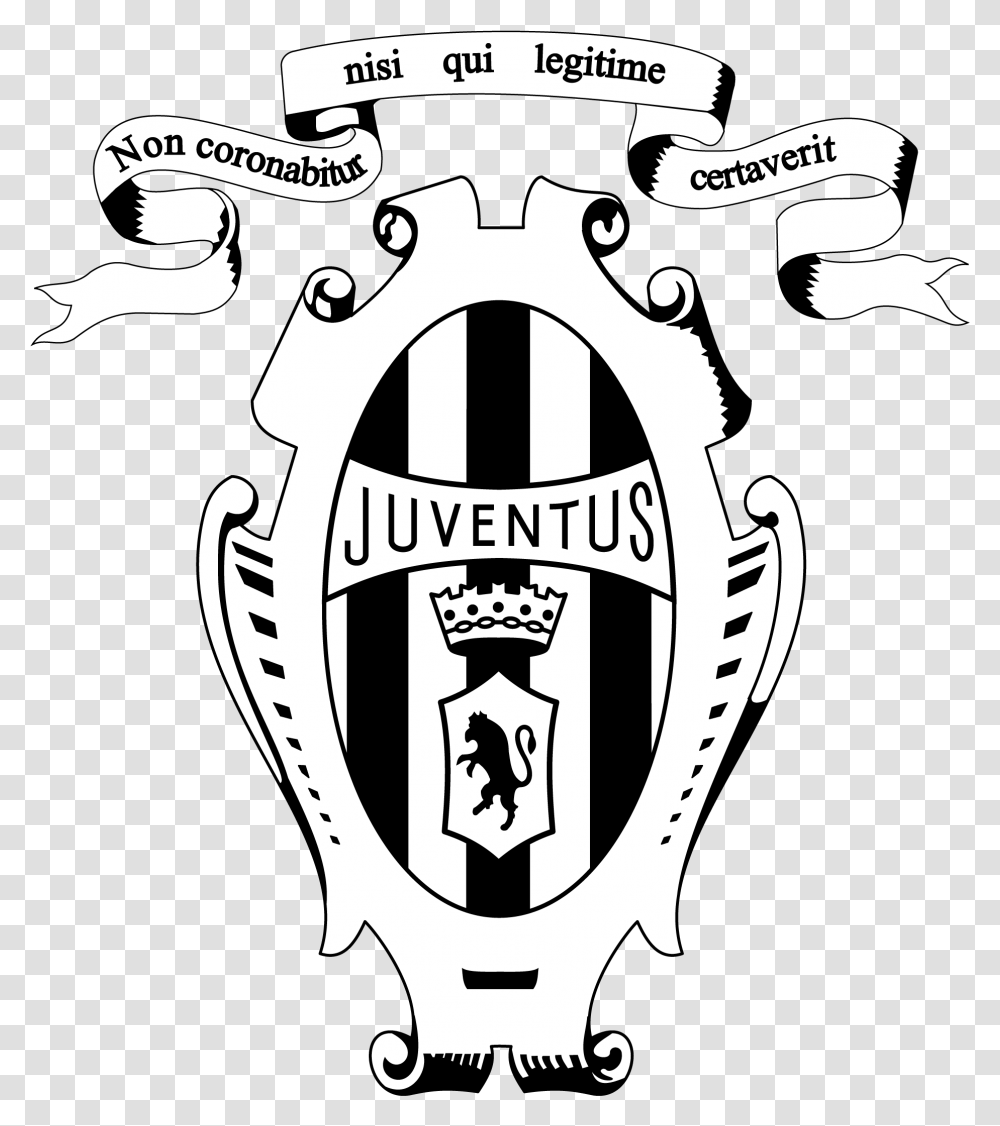 Logo Juventus, Trademark, Emblem, Stencil Transparent Png