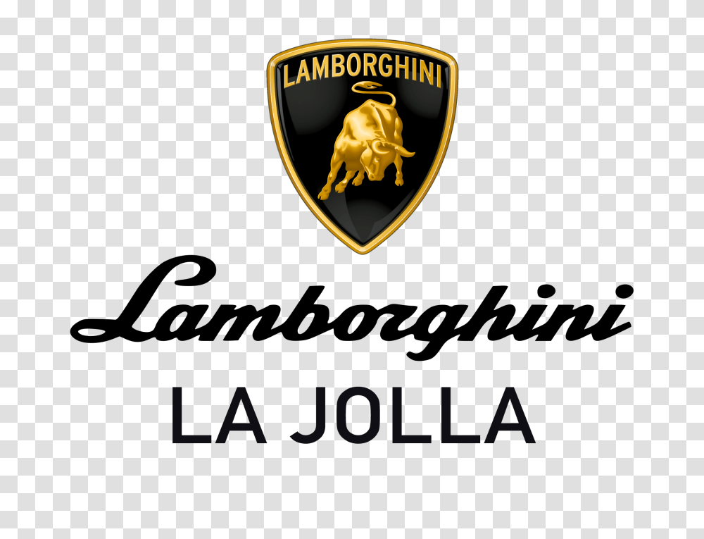 Logo Lamborghini La Jolla Black, Trademark, Badge, Emblem Transparent Png
