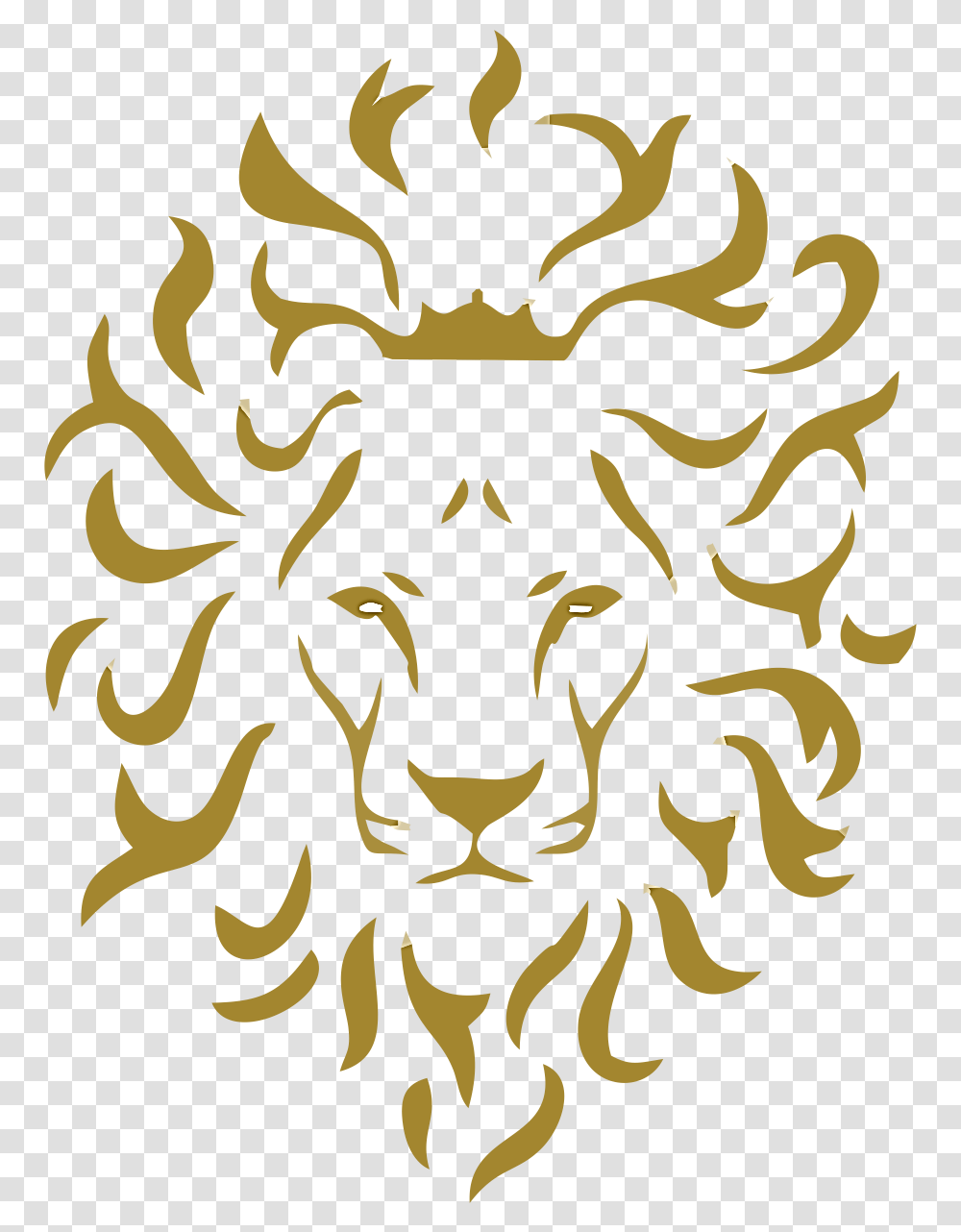 Logo Lion, Pattern, Stencil, Label, Text Transparent Png