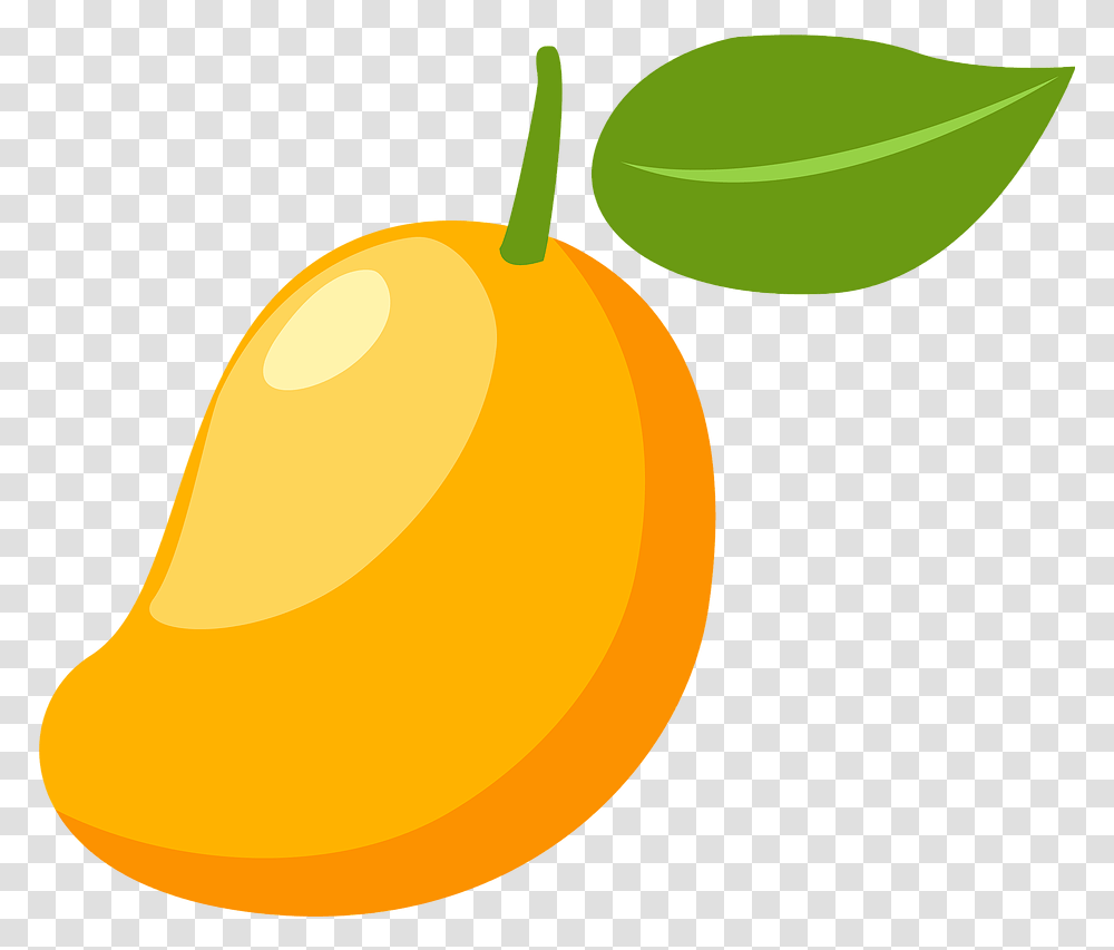 Logo Mango Banner Mango Clipart, Plant, Fruit, Food, Apricot Transparent Png