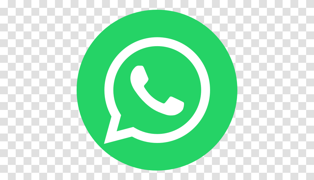 Logo Media Popular Social Whatsapp Icon Whatsapp Icon, Symbol, Label, Text, Plant Transparent Png