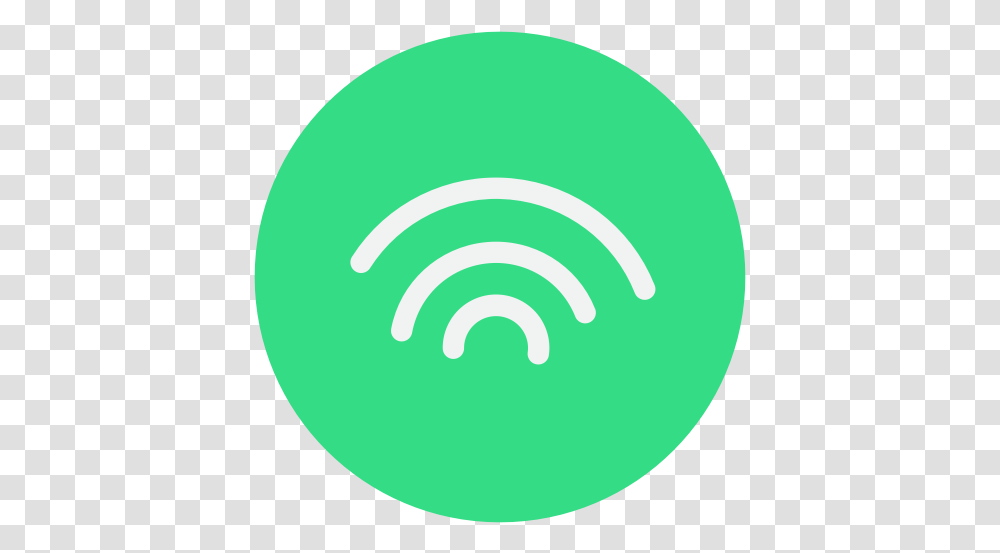Logo Media Social Spotify Icon Circle, Symbol, Trademark, Light, Sphere Transparent Png