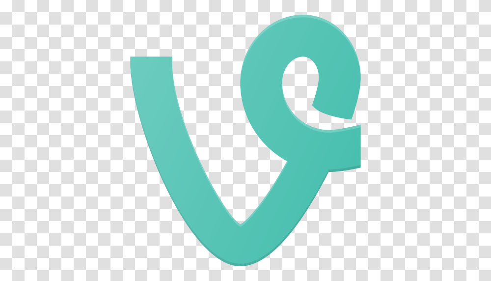 Logo Media Social Vine Icon, Number, Alphabet Transparent Png