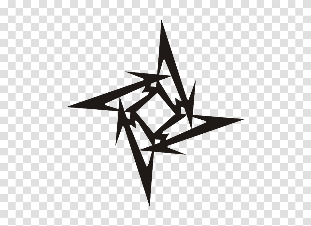 Logo Metallica Ninja Star Vector Free Logo Vector Download, Star Symbol, Airplane, Aircraft Transparent Png