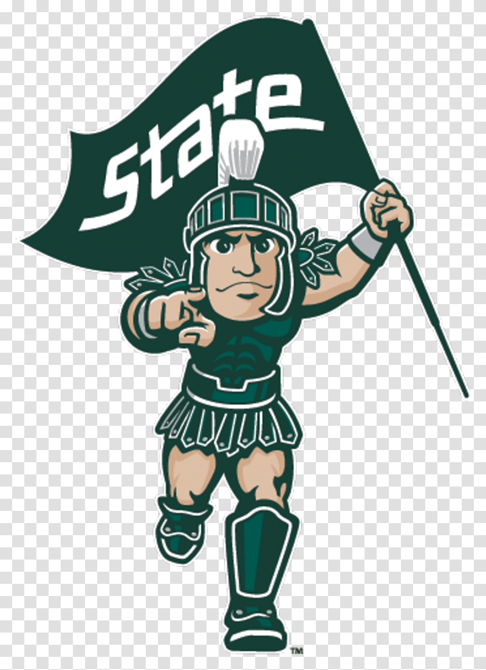 Logo Michigan State University, Person, Costume, Pirate, Clothing Transparent Png