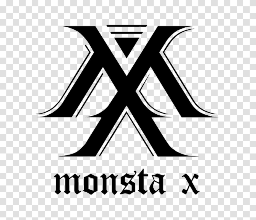 Logo Monstax Kpop, Bow, Star Symbol Transparent Png