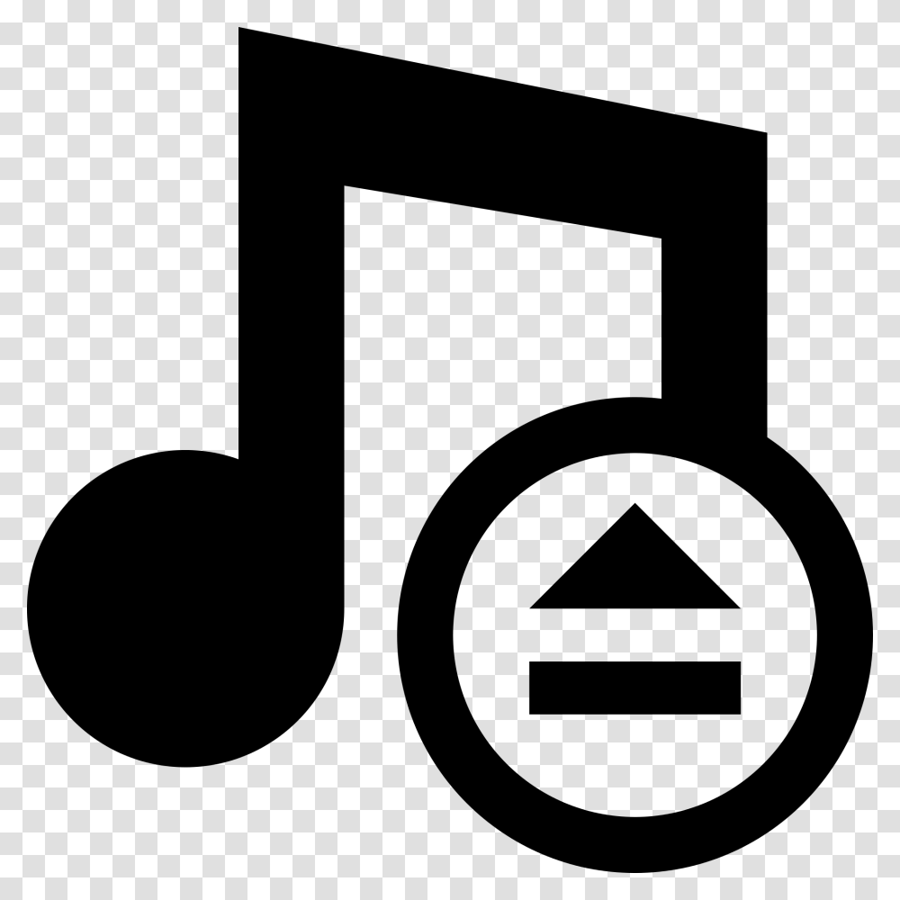Logo Music And Button Black Clipart Music Settings Icon, Gray, World Of Warcraft Transparent Png